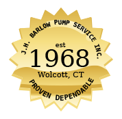 Barlow pump offering well and water pump services since 1968 seal graphic